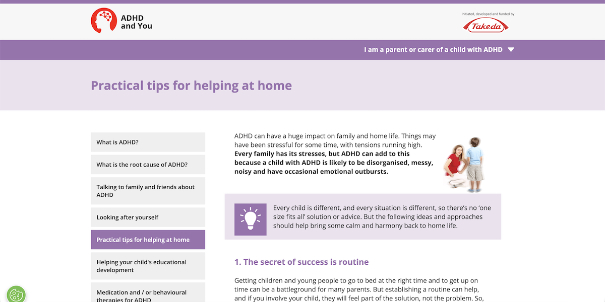 Practical tips for helping at home