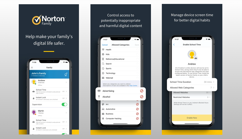 Norton Family Parental Control