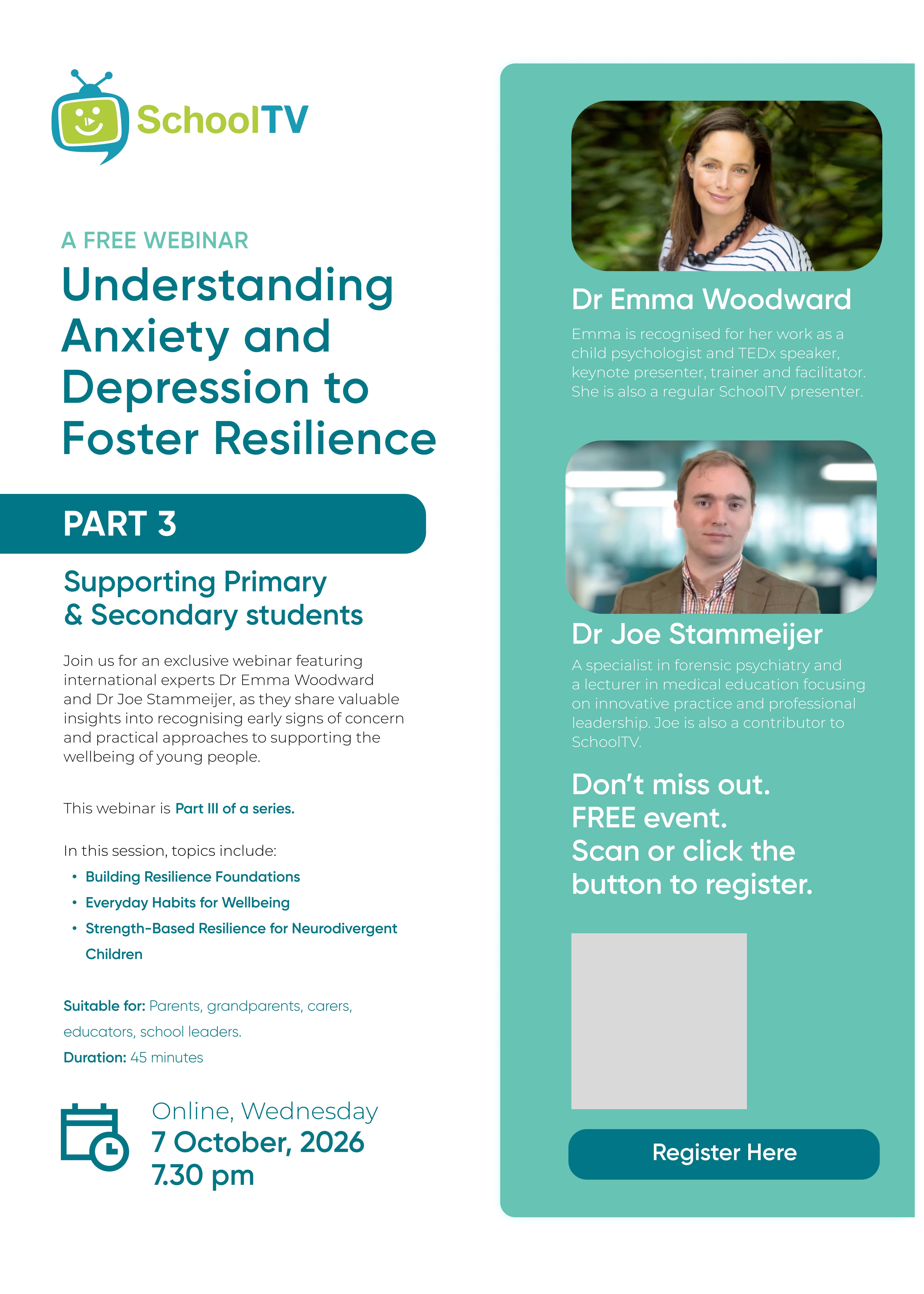 SchoolTV Academy: Mental Health Literacy & Peer Support Info Session