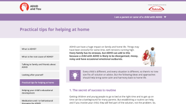 Practical tips for helping at home
