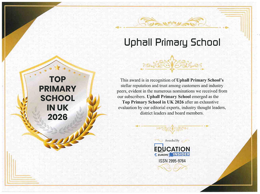 Uphall Primary School Certificate